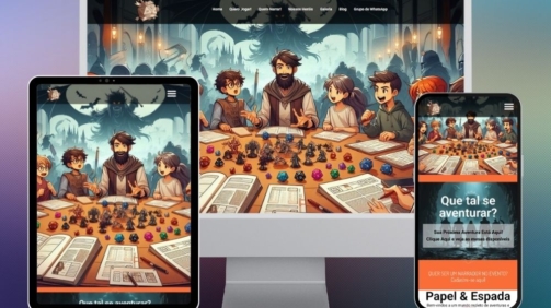 Site Franco RPG, Website, gestão, suporte