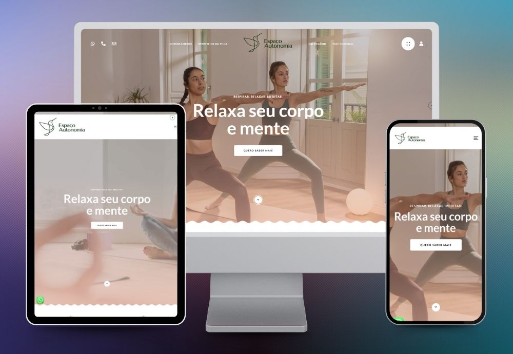 Espaço Autonomia Site, ADS, Yoga